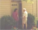 Joyce with Uncle Gerry on Hawthorne St. 1997