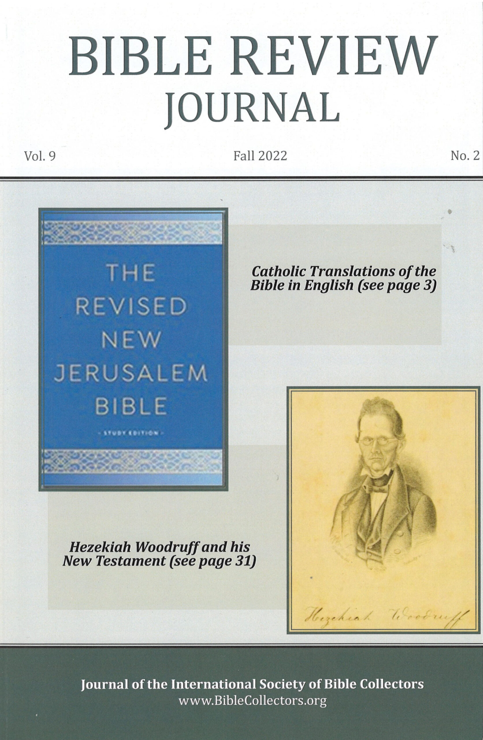 Bible Review Journal